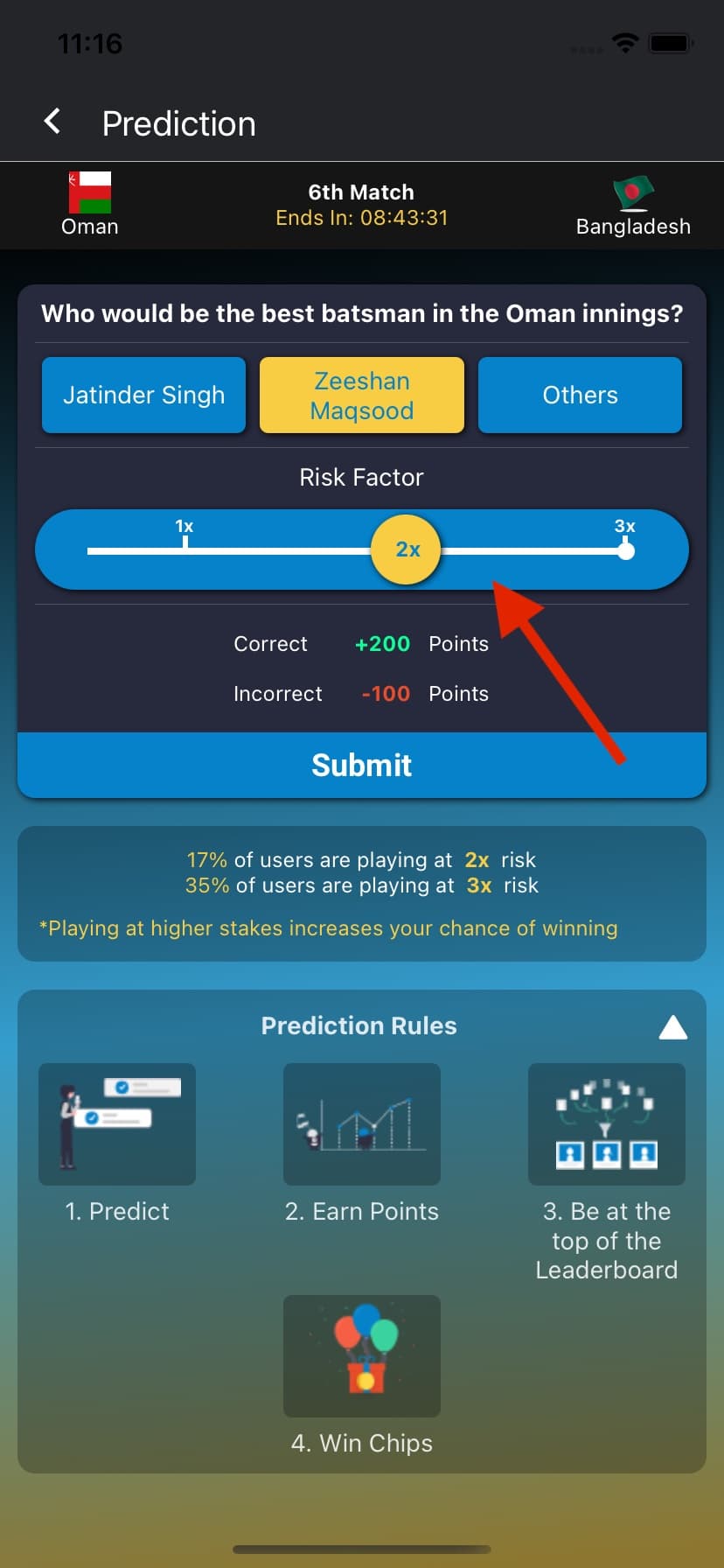 prediction how to play short